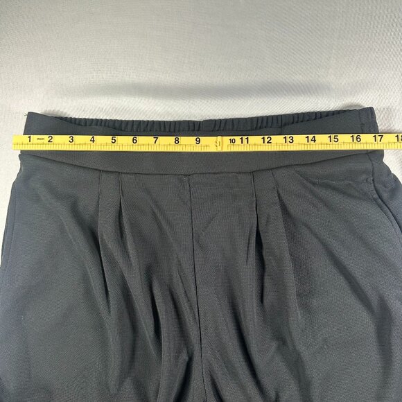 Halara Wide Leg Pants High Waisted Pocket Pleated Size XL Black - Picture 6 of 9